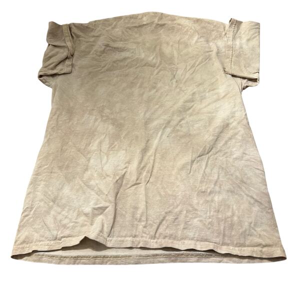Y2K The Mountain Tee Size Large Horse Head with Reigns USA Made Brown Beige - Picture 5 of 5
